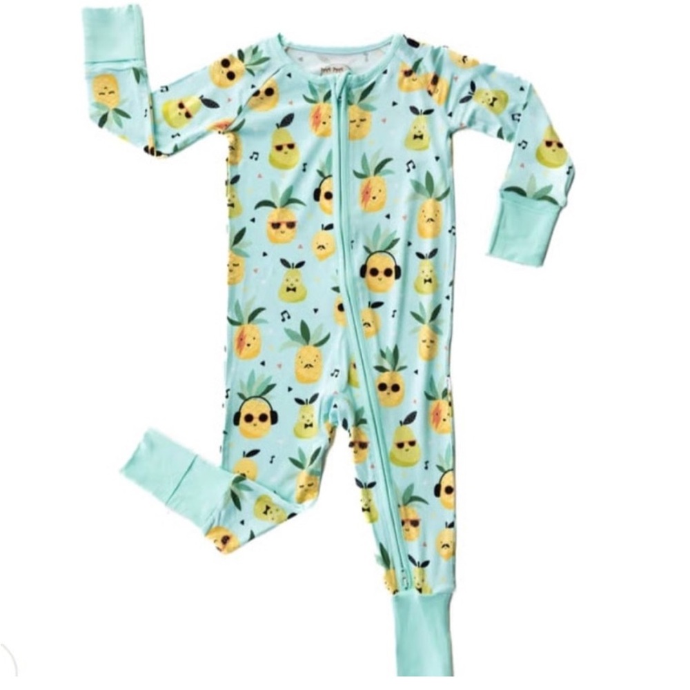 Little Sleepies Pineapple Jams Convertible Zippy